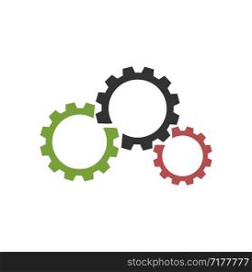 Gears Logo Template Illustration Design. Vector EPS 10.
