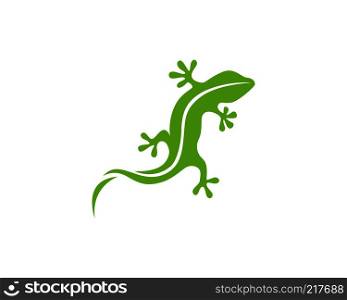 Gecko green logo vector