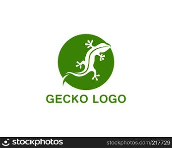 Gecko green logo vector