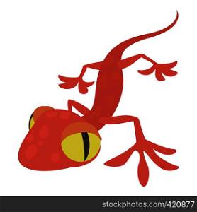 Gecko icon. Cartoon illustration of gecko vector icon for web. Gecko icon, cartoon style