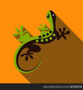 Gecko icon. Flat illustration of gecko vector icon for web. Gecko icon, flat style