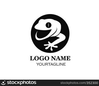 Gecko logo vector icon template