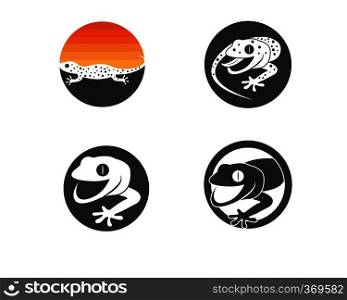 Gecko logo vector icon template