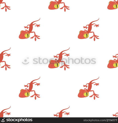 Gecko pattern seamless background texture repeat wallpaper geometric vector. Gecko pattern seamless vector