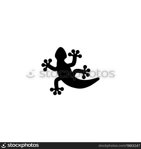 Gecko Tattoo, Lizard Reptile, Salamander. Flat Vector Icon illustration. Simple black symbol on white background. Gecko Tattoo, Lizard Salamander sign design template for web and mobile UI element. Gecko Tattoo, Lizard Reptile, Salamander. Flat Vector Icon illustration. Simple black symbol on white background. Gecko Tattoo, Lizard Salamander sign design template for web and mobile UI element.