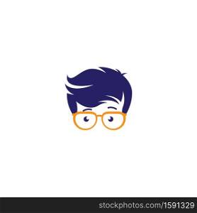 Geek logo images illustration design