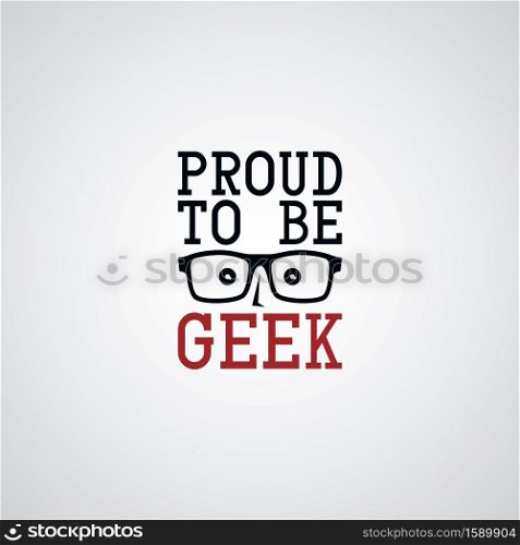 geek nerd guy cartoon character theme vector illustration. geek nerd guy