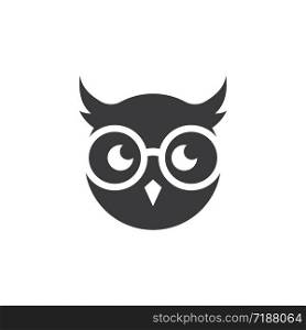 geek owl icon vector illustration design
