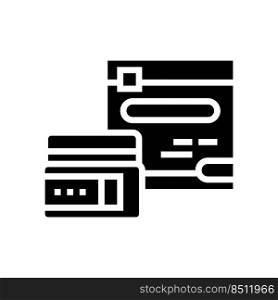 gel scar glyph icon vector. gel scar sign. isolated symbol illustration. gel scar glyph icon vector illustration