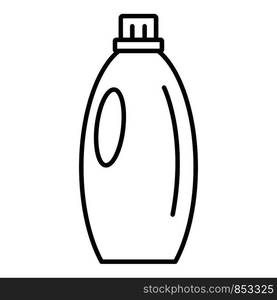 Gel wash bottle icon. Outline gel wash bottle vector icon for web design isolated on white background. Gel wash bottle icon, outline style