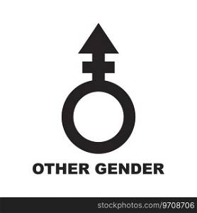 gender icon or symbol,vector illustration logo template