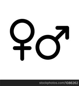 gender icon vector design template