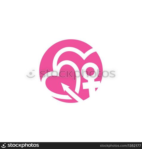 Gender illustrationTemplate vector icon