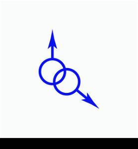 Gender logo vector icon template