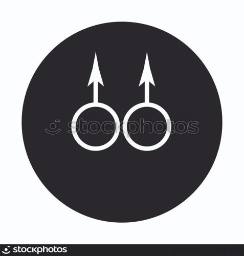 Gender logo vector icon template