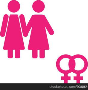 Gender symbol set. Male Female girl boy woman man vector icon.. Gender icon symbol. Female girl woman icon in circle. Pink vector symbol.