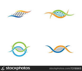 Gene symbol vector icon illustration