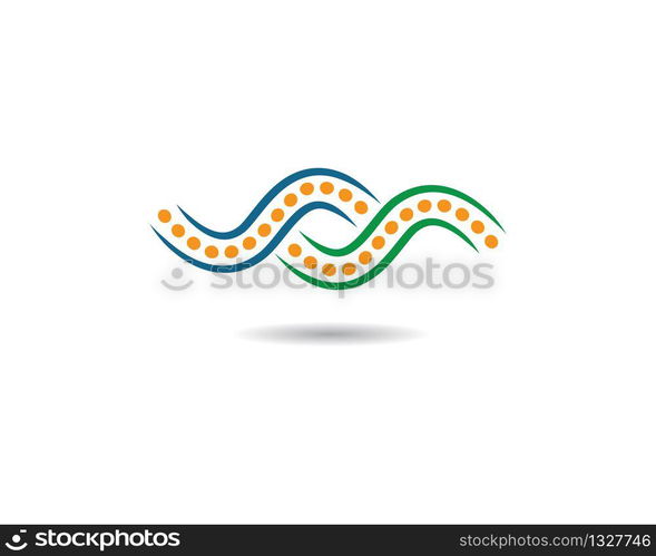 Gene symbol vector icon illustration