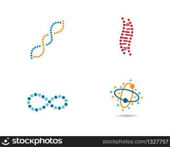 Gene symbol vector icon illustration