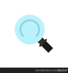 General, Magnifier, Search Flat Color Icon. Vector icon banner Template