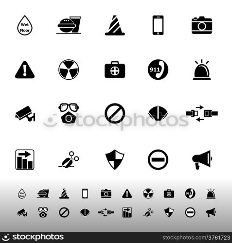 General useful icons on white background, stock vector