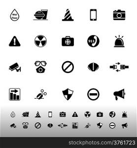 General useful icons on white background, stock vector