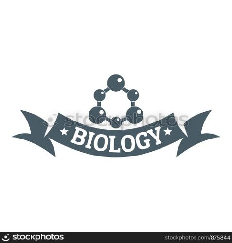 Genetic biology logo. Simple illustration of genetic biology vector logo for web. Genetic biology logo, simple gray style