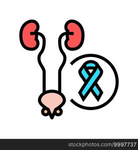 genitourinary system disease color icon vector. genitourinary system disease sign. isolated symbol illustration. genitourinary system disease color icon vector illustration