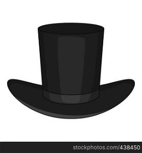 Gentleman hat icon in monochrome style isolated on white background vector illustration. Gentleman hat icon monochrome