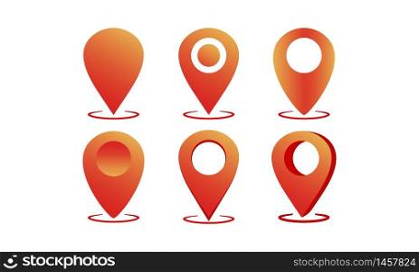 Geo pin, location icon set or geolocation, gps, map pointer for applications, web, app. Isolated white background. EPS 10 vector.. Geo pin, location icon set or geolocation, gps, map pointer for applications, web, app. Isolated white background. EPS 10 vector