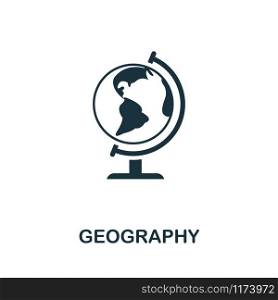 Geography icon vector illustration. Creative sign from education icons collection. Filled flat Geography icon for computer and mobile. Symbol, logo vector graphics.. Geography vector icon symbol. Creative sign from education icons collection. Filled flat Geography icon for computer and mobile
