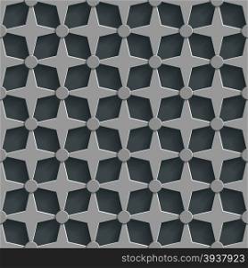Geometric 3d Seamless Pattern Background. Vector illustration