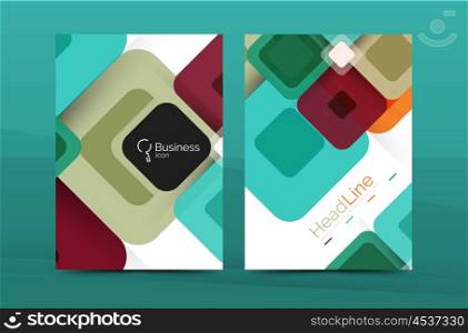Geometric abstract background, business company annual report template. Geometric abstract background, business company annual report template. Flyer brochure