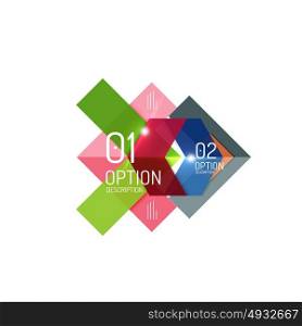 Geometric abstract background, colorful elements. Vector geometric abstract background, colorful elements