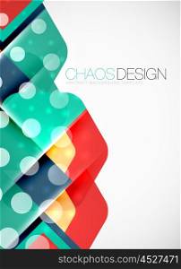 Geometric abstract background. Geometric vector abstract background, light and shadow effects with transparent shapes