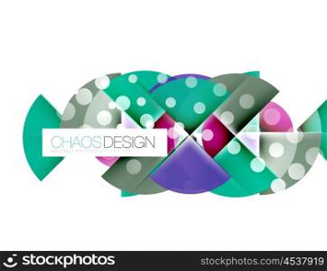 Geometric abstract background. Geometric vector modern abstract background