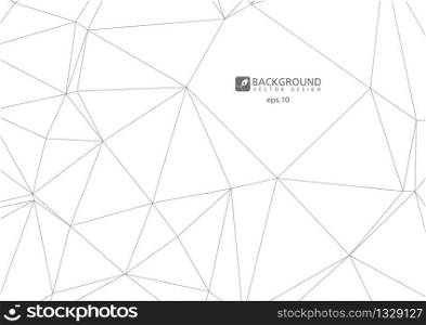 Geometric abstract background with connected lines