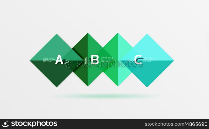 Geometric abstract background with option infographic. Vector template background for workflow layout, diagram, number options or web design