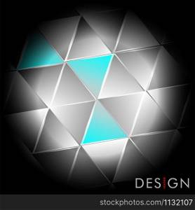 Geometric abstract background with triangles. Vector illustration