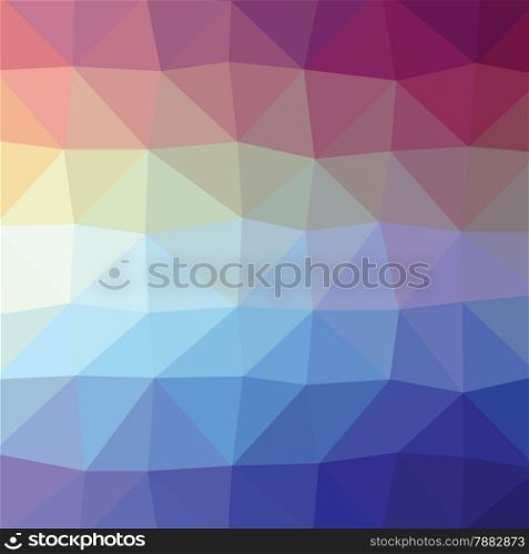 Geometric abstract blue and violet low-poly paper background. Vector eps-10 with transparency.