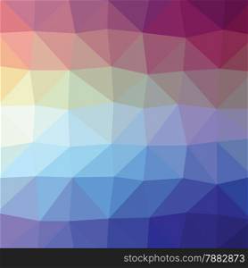 Geometric abstract blue and violet low-poly paper background. Vector eps-10 with transparency.