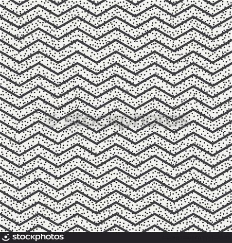 Geometric abstract chevron zigzag stripes pattern. Hipster striped. Wrapping paper. Scrapbook paper. Vector illustration. Background. Graphic texture with randomly disposed spots.. Geometric abstract chevron zigzag stripes pattern. Vintage hipster striped. Wrapping paper. Scrapbook paper. Vector illustration. Background. Graphic texture with randomly disposed spots.