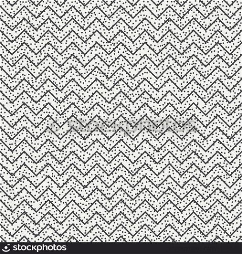 Geometric abstract chevron zigzag stripes pattern. Hipster striped. Wrapping paper. Scrapbook paper. Vector illustration. Background. Graphic texture with randomly disposed spots.. Geometric abstract chevron zigzag stripes pattern. Vintage hipster striped. Wrapping paper. Scrapbook paper. Vector illustration. Background. Graphic texture with randomly disposed spots.