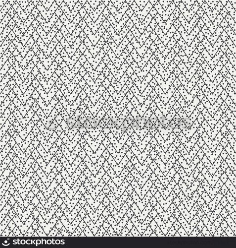 Geometric abstract chevron zigzag stripes pattern. Vintage hipster striped. Wrapping paper. Scrapbook. Vector illustration. Background. Graphic texture with randomly disposed spots.. Geometric abstract chevron zigzag stripes pattern. Vintage hipster striped. Wrapping paper. Scrapbook. Vector illustration. Background. Tiling. Graphic texture with randomly disposed spots.