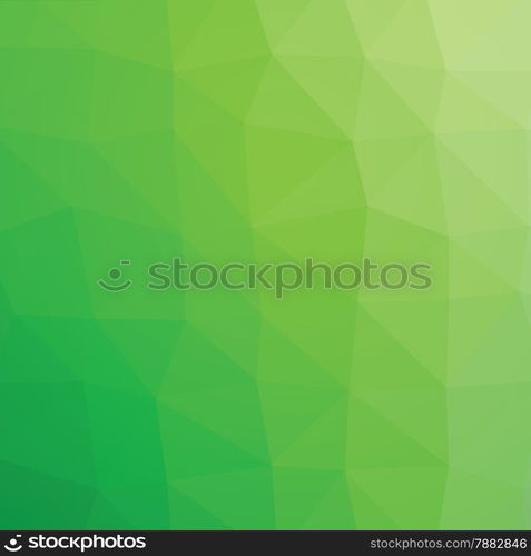 Geometric abstract light green grass low-poly paper background.