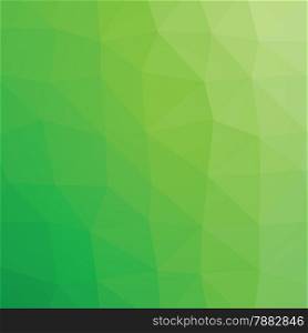 Geometric abstract light green grass low-poly paper background.