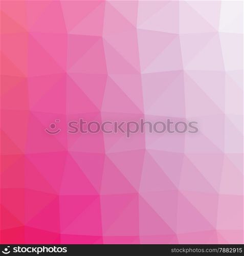 Geometric abstract light pink low-poly paper background.