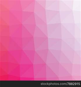 Geometric abstract light pink low-poly paper background.