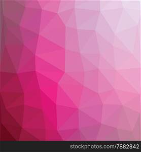 Geometric abstract orange and violetlight turquise low-poly paper background.