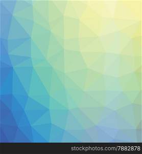 Geometric abstract pastel colors and low-poly paper background.